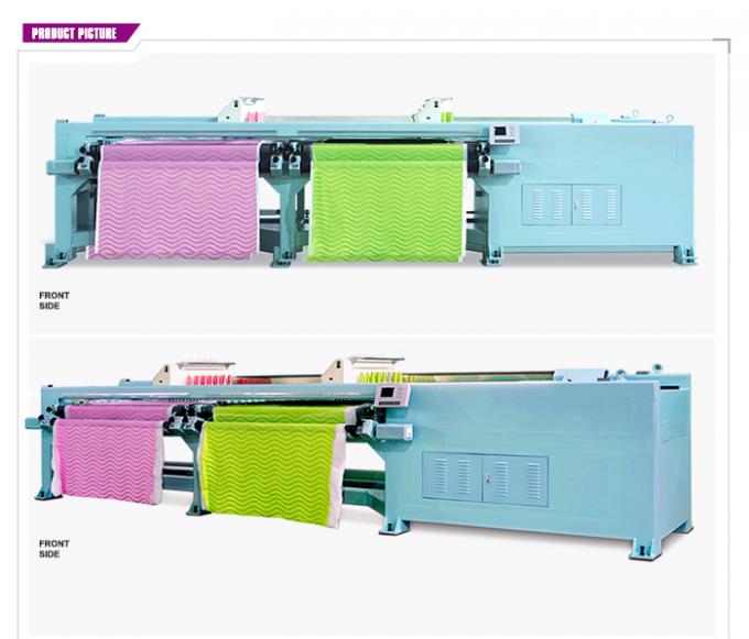 Effective Embroidery Quilt Making Machine Safe Operation 5kw Power Long Lifespan