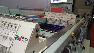 Neat Stitches Multi Head Embroidery Machine , 24 Multi Needle Quilting Machine